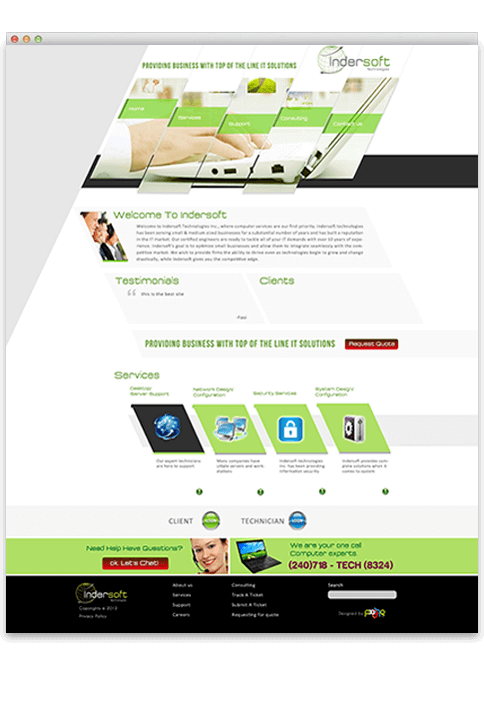 Indersoft Technologies - WEB DESIGN WORK
