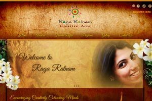 Raga Ratnam Creative Arts - WEB DESIGN WORK